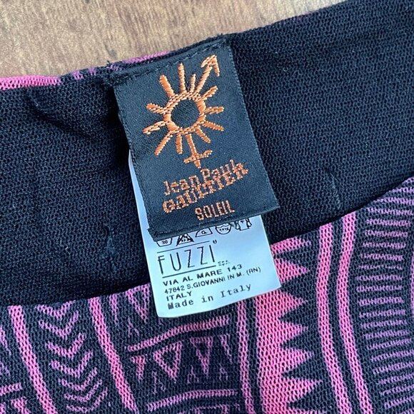 Jean Paul Gaultier Soleil for FUZZI Floral Mesh Sheath Dress Vintage 90s Y2K - Picture 11 of 12